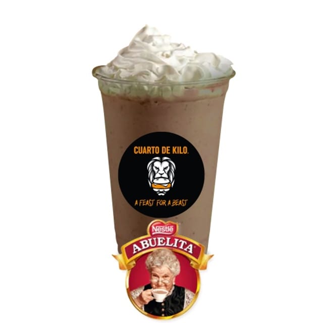 Chocolate Abuelita Shake.